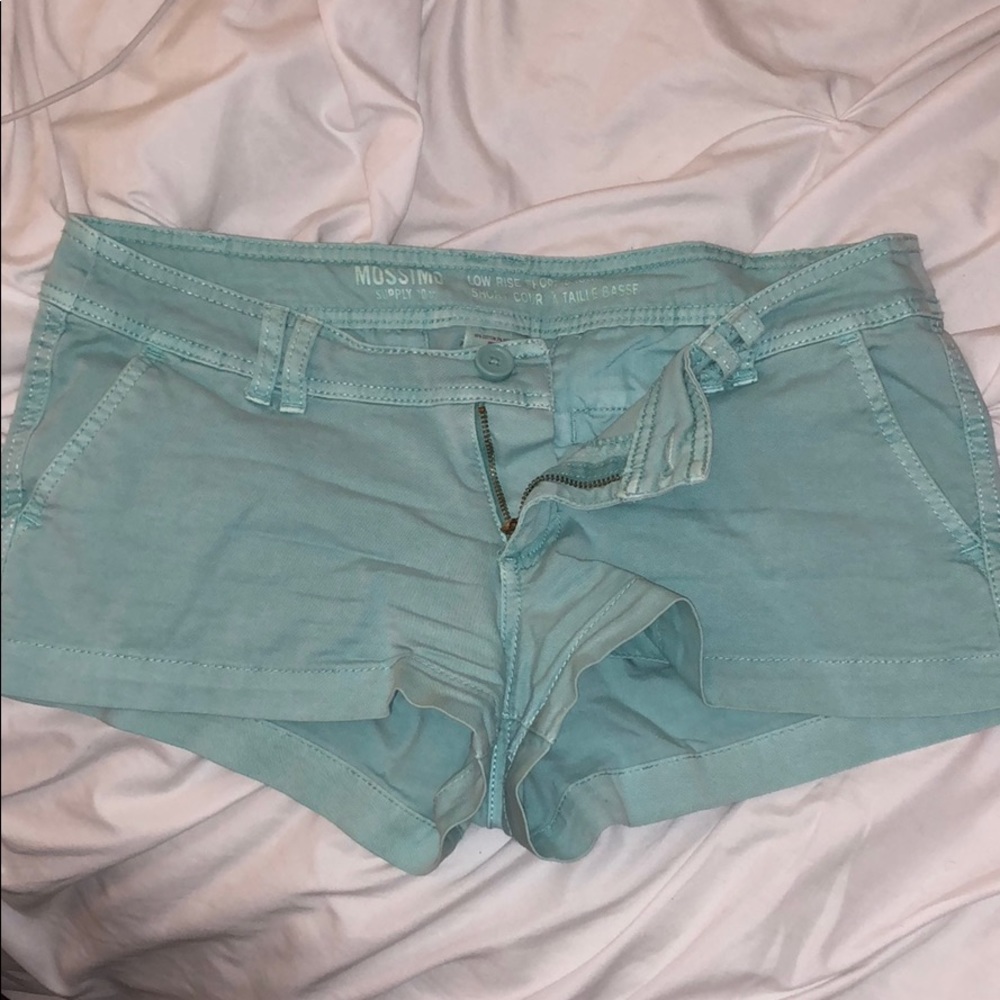 Mint classic twill shorts